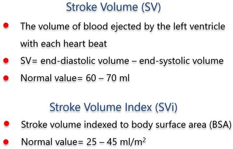 lv stroke volume normal range|stroke volume chart pdf.